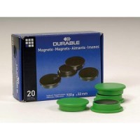 DURABLE MAGNETS 32MM, ASSORTED - 4 PIECES 
